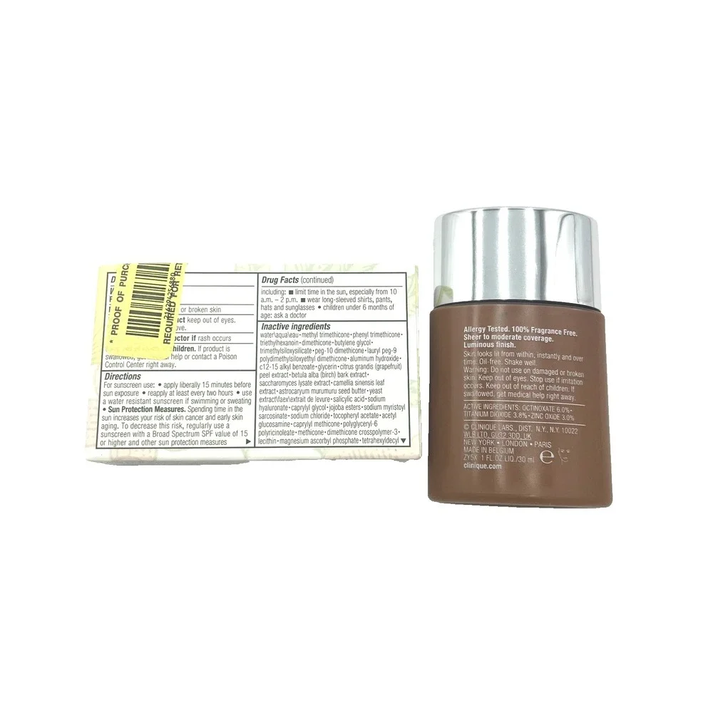 Clinique Makeup Foundation SPF 15 WM 118 Amber (D) New‎